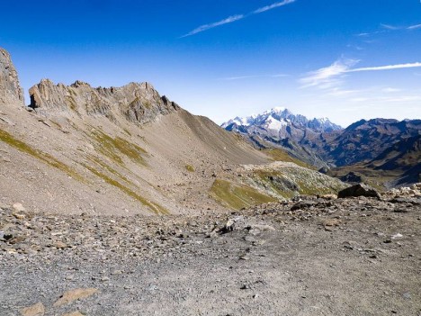 Brèche de Parozan et Mont Blanc
