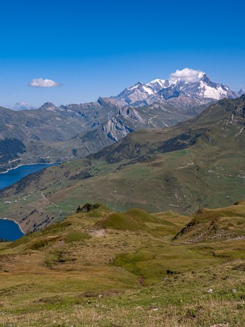 Descente en direction du Chalet du Couvercle, sept. 2019