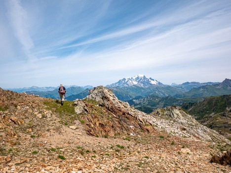 Traversée vers la combe Entre le Fer, août 2019