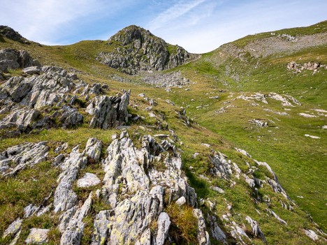 Pointe 2460, antécime SE de la Pointe du Dard, août 2019