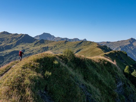 Sur les crêtes entre Roche Parstire et Mont des Acrays, sept. 2019