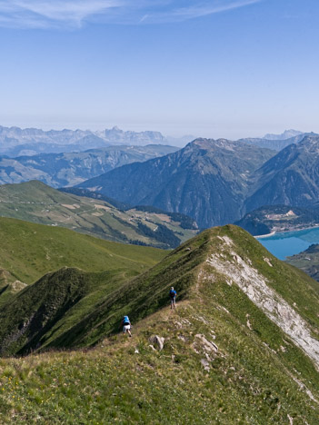 Sur la crête