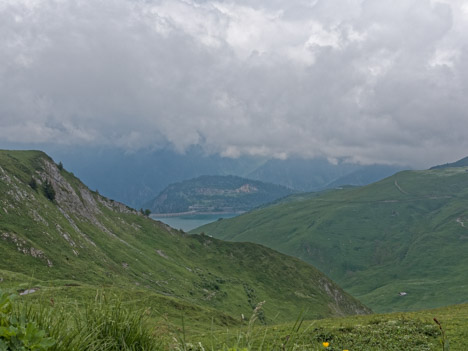 Barage et lac de Roselend