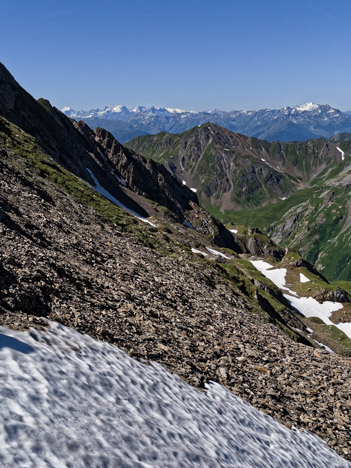 Couloir SW du Roc de la Colombière