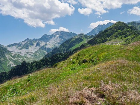 Le Col de la Colombière et la Pointe de l'Aup du Pont