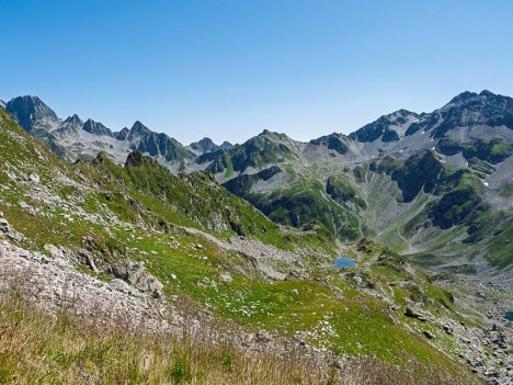 Le Col du Merlet vu depuis le Col du Vay