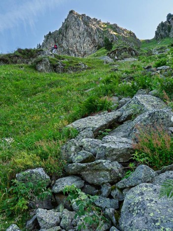 Le couloir herbeux de la Croix de Chaurionde