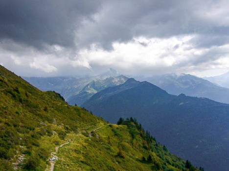 Au dessus de la Vallée du Veyton