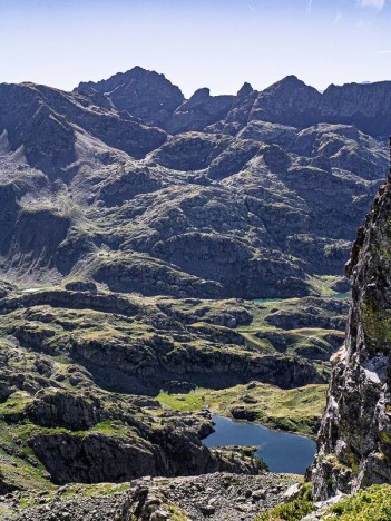 Le Lac Merlat et la Grande Lauzière