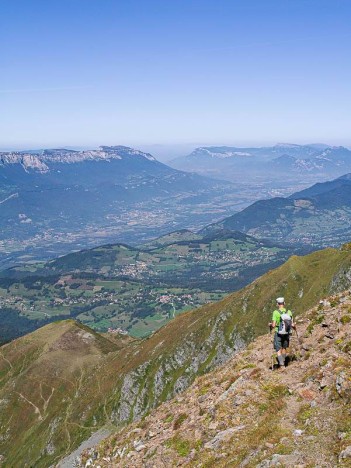 Descente vers le Col du Rafour