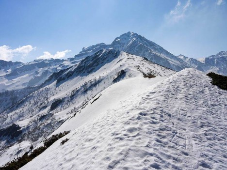 La crête de la Montagne d'Arvillard