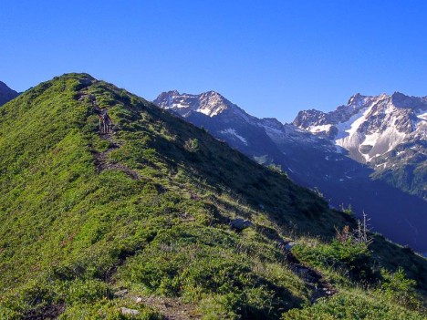 La crête de la Montagne d'Arvillard