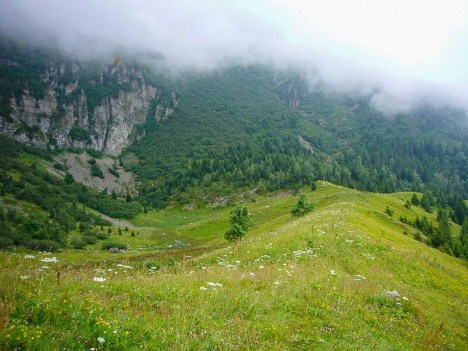 Sous Orionde en direction du Habert des Jarlons