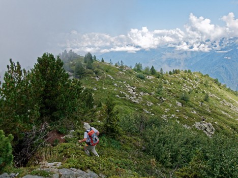 Traversée par la crête du Passage de Vachevieille