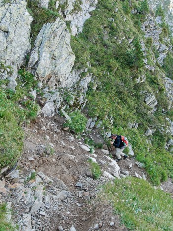 Couloir de la sortie du Grand Canal