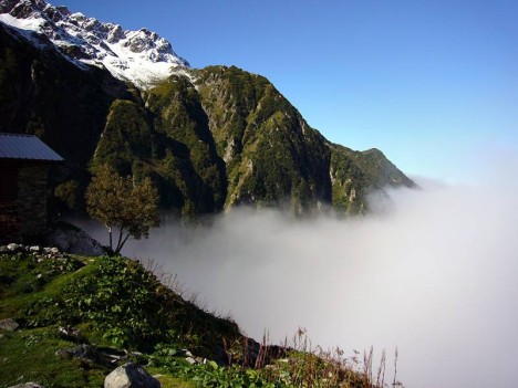 Arête Nord Ouest des pointes de la Porte d'Église