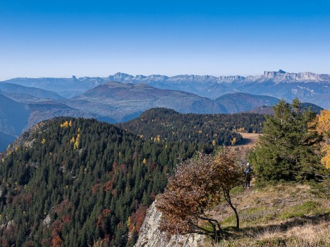 La barrière Est du Vercors, oct. 2021