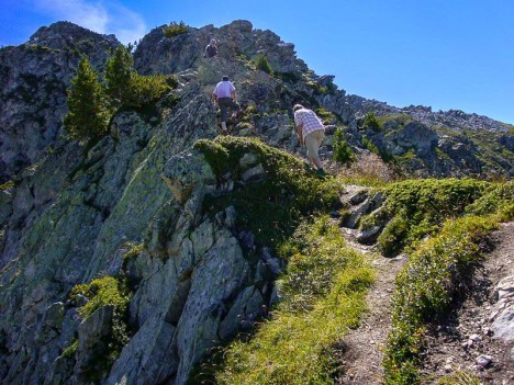 Par l'arête NO de la Pointe de Rognier