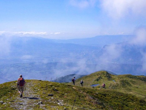 À travers les alpages de la Grande Montagne de Presle