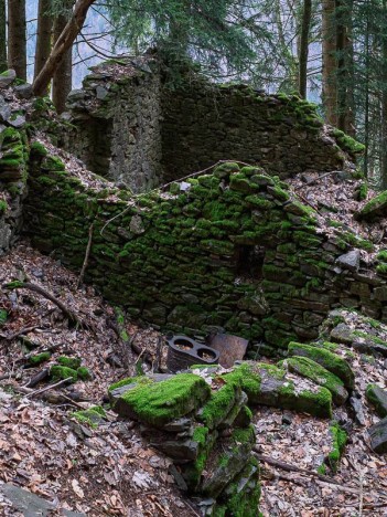 Ruine de Grand Champ, Sentier du Fer - Pinsot