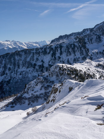 Sommet du Grand Chat, descente de l'arête Sud