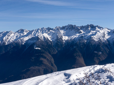 Crête du Grand Chat, Chaîne de la Lauzière