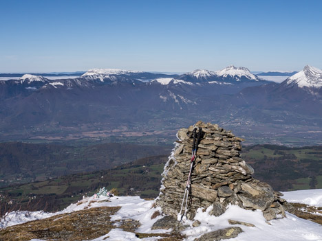 Sommet du Grand Chat, vallée de l'Isère