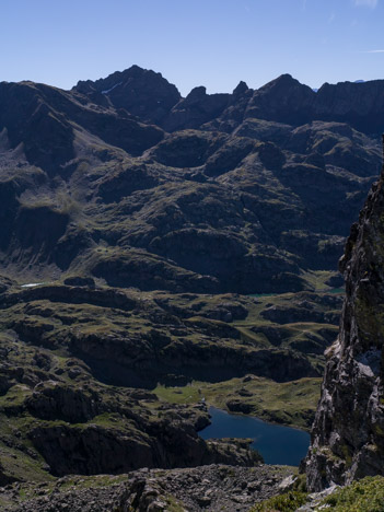 Le Lac Merlat et la Grande Lauzière