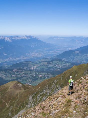 Descente vers le Col du Rafour