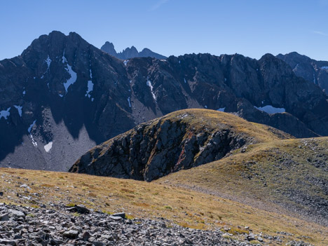 Le Rocher de l'Homme, le Grand Pic de Belledonne