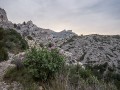 Le Col de la Galinette devant les Têtes de Malvallon