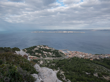 Le Mont Rose depuis la Corniche Bleue