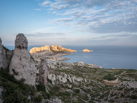 Les Goudes depuis la Corniche Salis