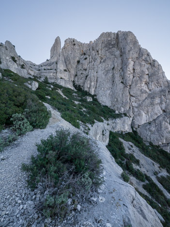 Pierriers sous le Col de la Candelle