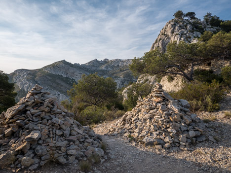 Deux cairns jumeaux