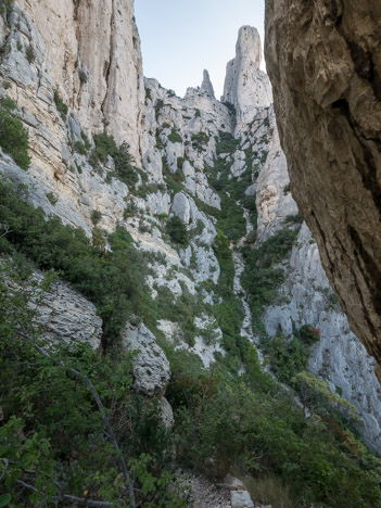 Le raide Couloir du Candelon