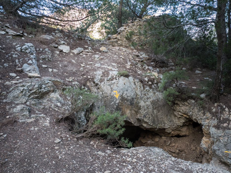 Sortie de la Grotte Tunnel des Goélands