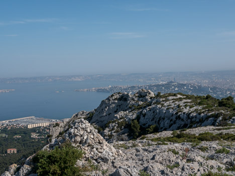 Marseille depuis le Sommet Ouest de l'Homme Mortt