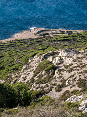 Ruine et batterie du Four de Caux