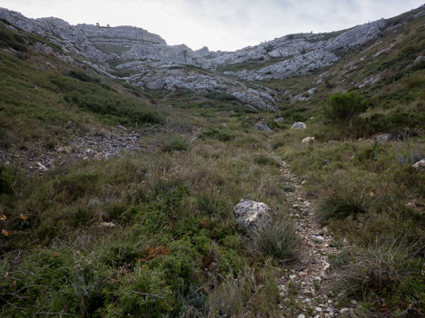 Haut du vallon, accès à la crête du Mont Lantin