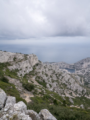 La Calanque de Morgiou depuis le Mont Puget