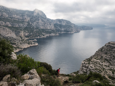 Descente sur le Col du Renard