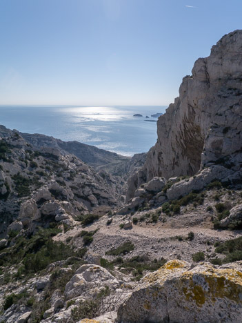 Le Col Saint-Michel, versant Mounine