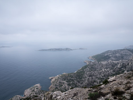 Calanques de Podestat et Marseilleveyre, île Jaïre