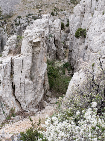 La faille du Vallon Mestrallet