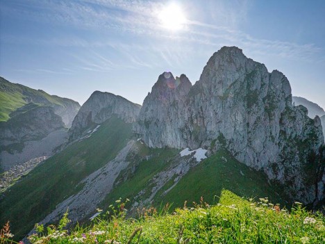 Face Nord de la Pointe W de l'Aiguille de Barbon