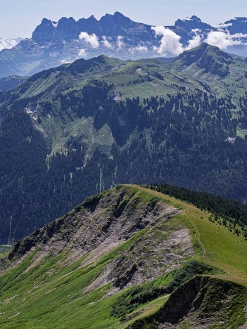Arête de Coicon, les Dents du Midi