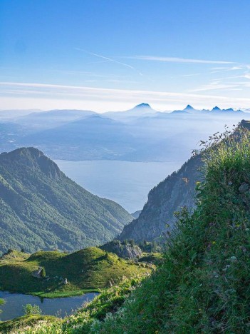 Au Col de Bise vers le Nord Est