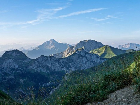 Le Mont de Grange et le Mont Chauffé