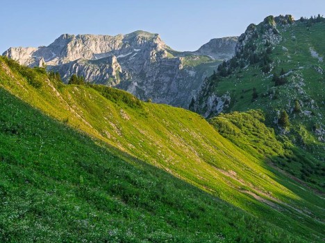 Le Col du Serpentin, les Cornettes de Bise